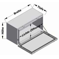 Unterflurboxen Deckelhalter Transportboxen.at Skizze